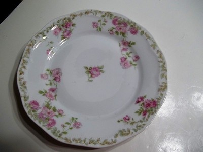 Orleans Z S & Co Bavaria Pink Rose Luncheon Plate 9