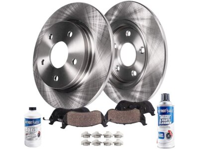 For 2011-2013 Chevrolet Impala Brake Pad and Rotor Kit Rear Detroit Axle 79577XP