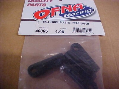 OFNA RACING 40065 = PLASTIC BALL ENDS, REAR UPPER (NEW)