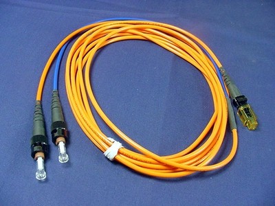 3M Fiber Optic Uplink Multi-Mode Duplex Patch Cable Cord MT-RJ ST 50 50DTM-M03
