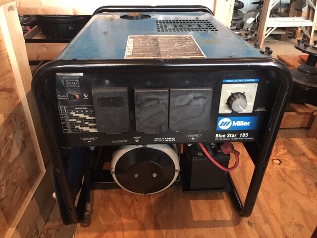 Miller Blue Star DX 185 Welder Generator kohler engine preowned gas powered