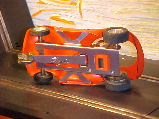 Vintage Slot Car 1/24 Scale 1960's Classic Manta Ray Orange