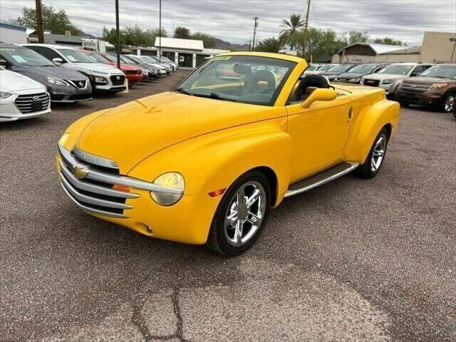 2004 Chevrolet SSR  With 87,598 Miles, Yellow Truck Automatic 5.3L