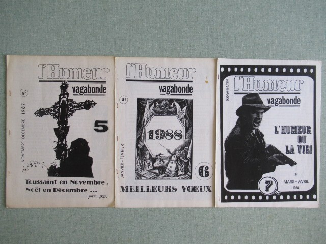 Fanzine LâHumeur Vagabonde NÂ° 5 6 7 â 1987/1988 Politique Musique Cinema Littera
