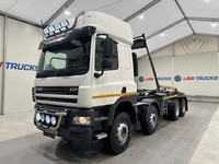 DAF CF85 460 8x4 Space Cab Hookloader Drawbar