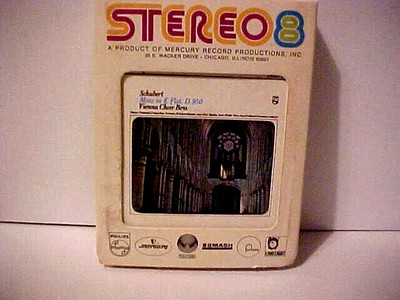 Schubert - Mass In E Flat, Vienna Choir Boys, Philips  8 TRACK TAPE 900-081