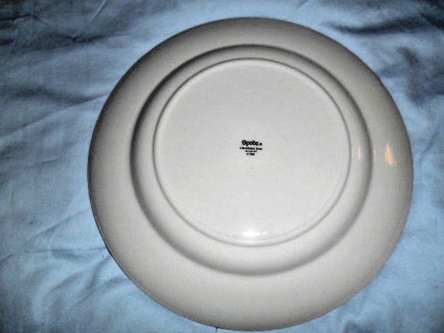 NWOB 2 Beautiful SPODE China Christmas Tree 10.5