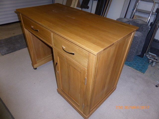 Wood Computer Table-Used | in East London, London | Gumtree