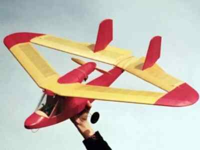Ace of Diamonds Powered Free Flight 36'' Model Airplane Printed Plans
