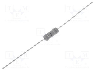 Resistance: Metal Oxide 2W 5% THT 220Ω Ø4.2x11mm MOF2WS-220R Metallized Wid