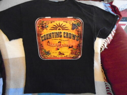 RARE Counting Crows TOUR SHIRT medium Hard Candy 2002 U.S. dates Denver - Tampa