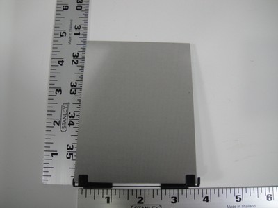 1/4 inch Mirror both sides Mirrored 3 3-8 x 4 1-2 w bracket Plate Glass