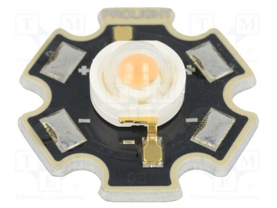 Leistungsdioden rosa 350mA STAR 130°  579-581nm PM2B-1LPS-M LED-Leistungsdioden