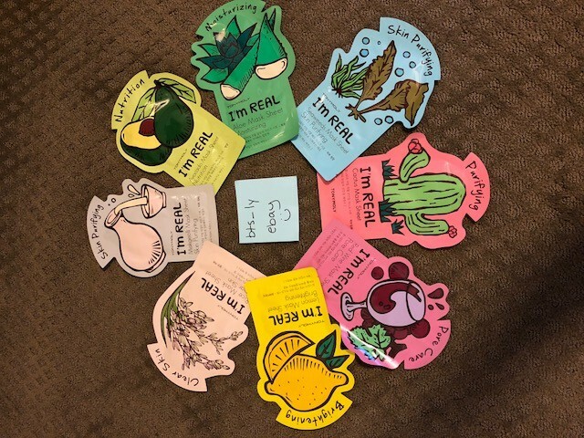 Tony Moly Korean Face Mask Set of 8