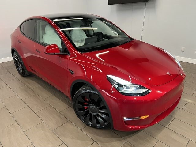 2022 Tesla Model Y, Red With 16 Miles Available Now! - New Tesla Model