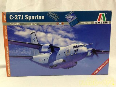 Italeri Airplane C-27J Spartan 1284 Helicopter