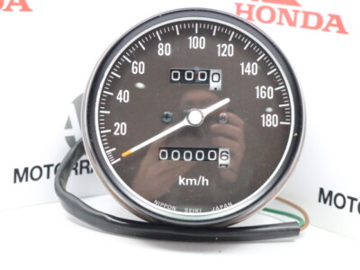 HONDA CB500T タンク 黒 Honda CB 500 T Twin Tachometer Original Speedometer Genuine