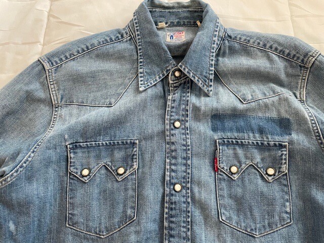 リーバイス　Sawtooth Shirt カウボーイ デニム ウェスタン Sawtooth Relaxed Fit Western Shirt - Blue | Levi's® US