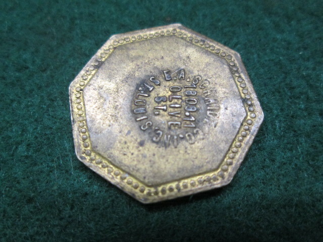 Plaza Buffet 101 N 18th St Good For 5 Cents Token St. Louis ??