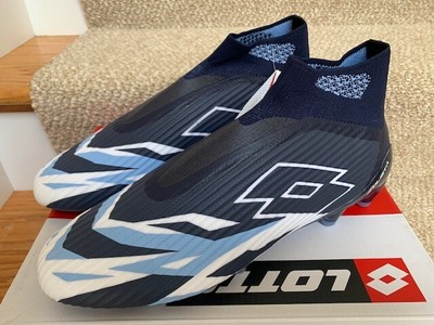Lotto Solista 100 VI Gravity FG Soccer Cleats Navy Blue White - Size 12US NEW