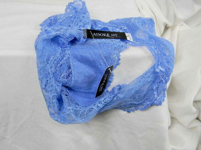 ADORE ME Provence Blue Women's Lace Panties Size Small CO-9918355