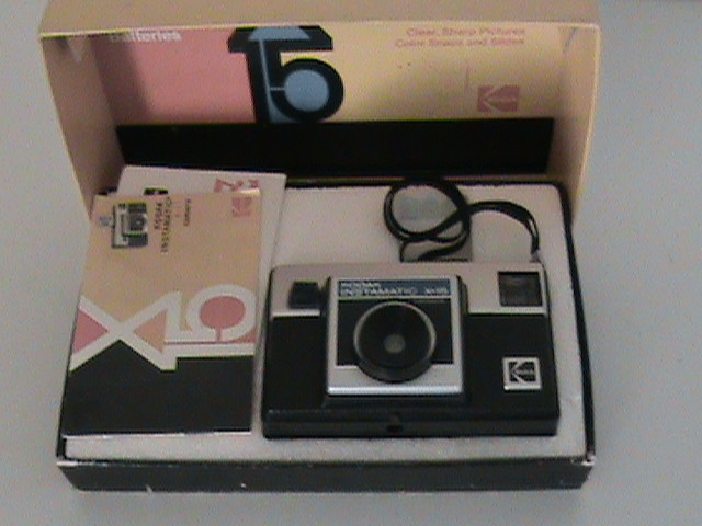 Kodak Instamatic X-15 Vintage Camera with Box and Instructions