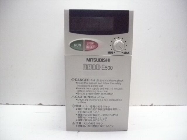 Mitsubishi Fr-e520-0.2 Freqrol-e500 1/4 Hp Rated 240v Drive New!! Quantity!!