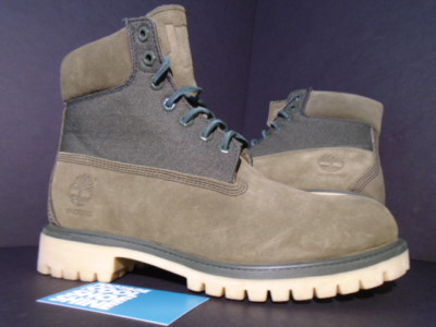 靴 TIMBERLAND PREMIUM BOOT OLIVE NUBUCK Timberland Mens PREMIUM OLIVE NUBUCK - Paragon Sports
