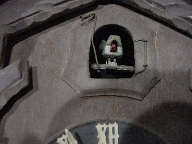 Black Forest Cuckoo clock Germany Hubert Herr Triberg Antique Vintage old