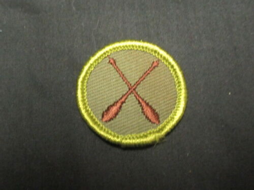 Canoeing Twill Merit Badge 1960