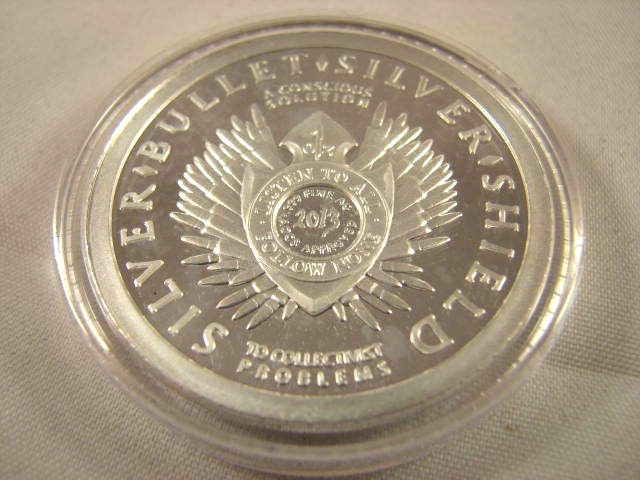 2013 1 oz. Slave Queen Silver Proof SBSS Silver Bullet Silver Shield Box COA