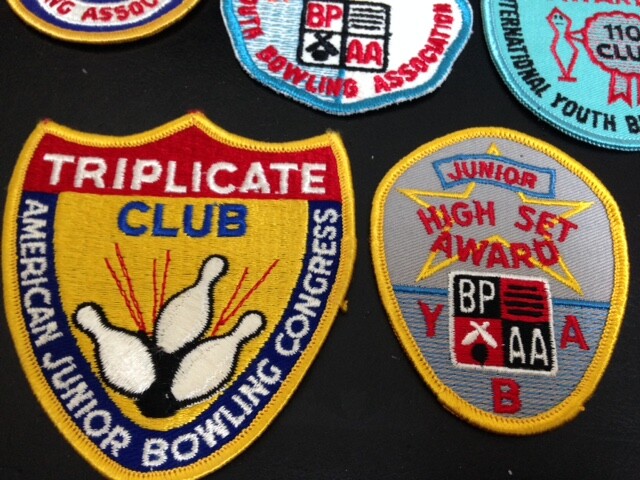 7 Vintage Bowling Patches - 1960's - 1970's