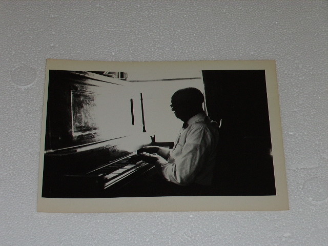 BLUES Post Card; Mose Vinson, Nice photograph;  photo postcard