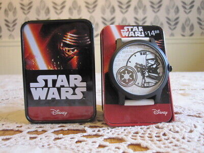 Disney STAR WARS Stormtrooper Black Watch New in Box Accutime Watch Corp