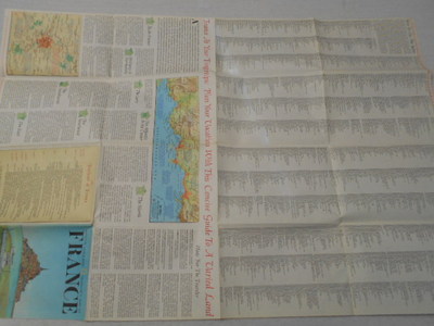 1971  MAP OF FRANCE NATIONAL GEOGRAPHIC (61)