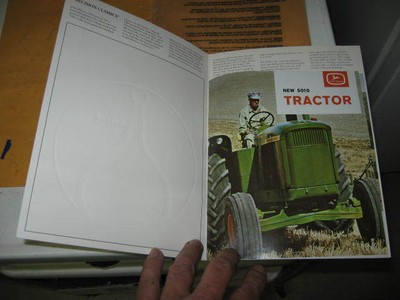 1/16 John deere #25 john deere 5010 precision collectors BOOKLET ONLY