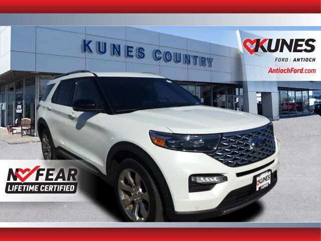 2020 Ford Explorer, White with 42471 Miles available now!