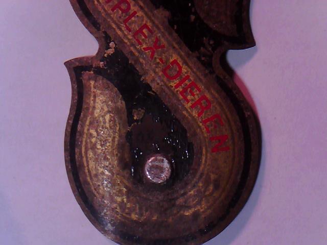 Simplex Dieren  Head Badge Emblem Brass For Simplex Vintage Bicycle