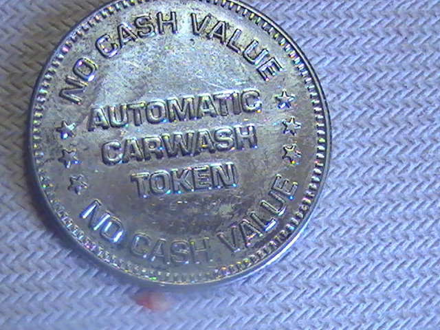 TOKEN SUPER SPLASH CAR WASH AUTOMATIC CARWASH TOKEN NO CASH VALUE