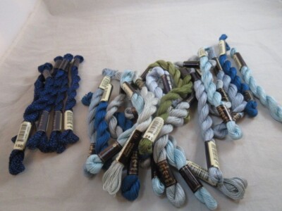 Anchor Perle Cotton #5 Ass't Colors Lot of 26 Includes 6 Metallic NEW     G159