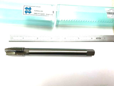 5/8-11 x 6'' Long Pulley Tap GH3 3 Flute Spiral Point Tap Bright  OSG #1295600