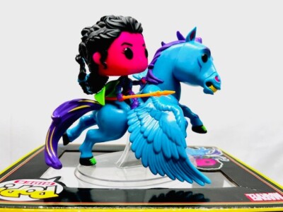 Funko Pop Marvel Avengers Endgame Valkyrie's Flight #86 BlackLight Excl (EB31)