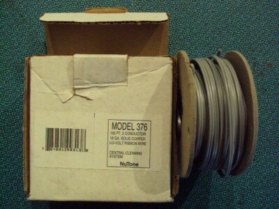 Model 376 2 Conductor 18 Ga. Solid Copper Lo-Volt Ribbon Wire, NuTone