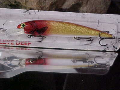 (2) Bandit Walleye Deep Cast/Troll Lure BDTWBD230 for Trout/Salmon/Bass/Walleye