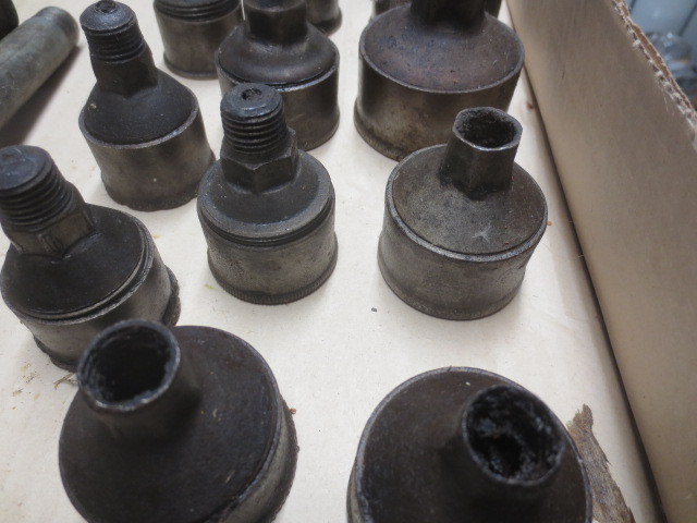 20 vtg/antique Stationary Engine Steel Iron Grease Cups