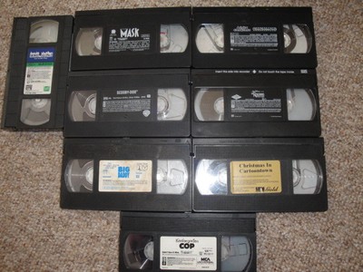 Lot Of 8 VHS Movies / All Kids Movies