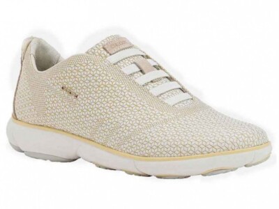 GEOX NEBULA - Size 9 M - Women's Casual Shoe - Off White/Beige**NEW**