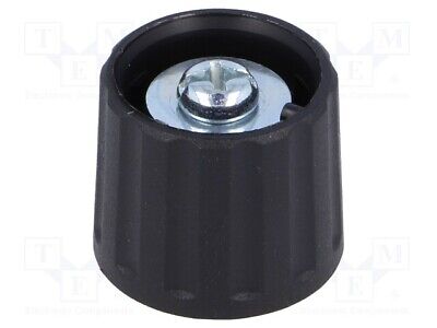 Knob Axis: Smooth Black ØAxis: 6mm -20÷70°C 2621603 Knobs Knob Axis: Smooth Black ØAxis: 6mm -20÷70°C 2621603 Knobs