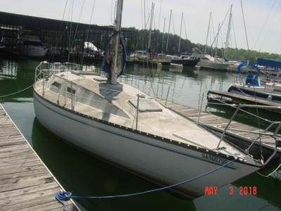 1977 Hunter 33 Yanmar Diesel Lake Lanier Freshwater