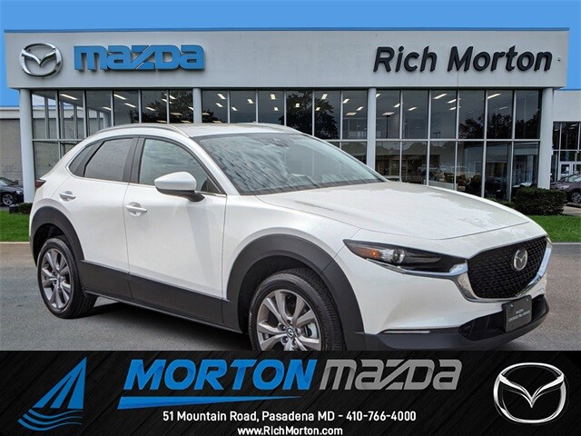 2023 Mazda CX-30 2.5 S Preferred Package 3380 Miles Snowflake White Pearl Mica 4